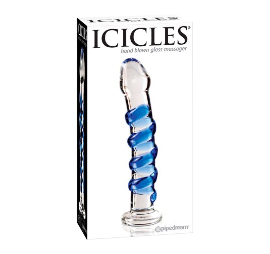 Dildo-icicles no 5 - hand blown massager